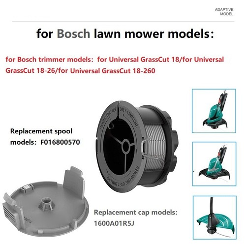 Spool Line Cover Replac For Bosch Universal Grass Cut/18/18-26/18-260 Strimmer - Picture 5 of 11