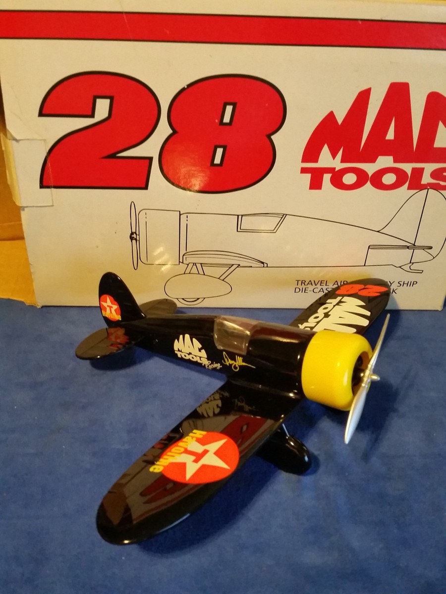 28 DAVEY ALLISON MAC TOOLS TRAVEL AIR MYSTERY SHIP AIRPLANE BANK 1