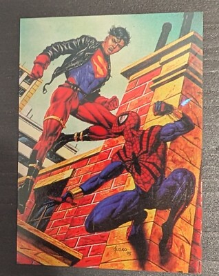 Spider-Man vs Superboy - 1995 DC vs Marvel Holo F/X (#11)