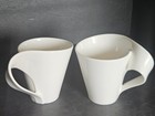 Set of 2 Villeroy & Boch Newwave Twisted Handle Coffee Mugs Germany — photo 8
