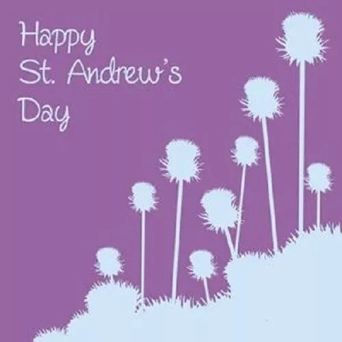 Happy St Andrew's Day card
