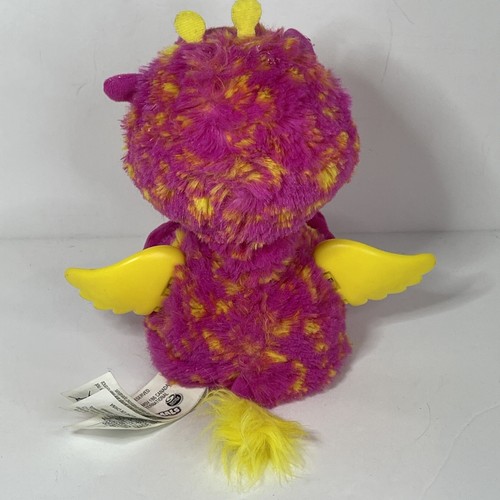 Hatchimals Interactive Plush Sounds Pink Yellow Giraven Giraffe Dragon Wings 6” - Picture 5 of 9