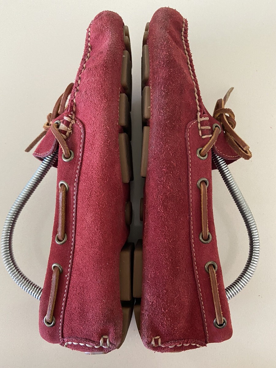 NEW Brooks Brothers Burgundy Suede Driving Loafers Mens size 9D Moccasin Drivers Suede Driving Moccasins main image 3