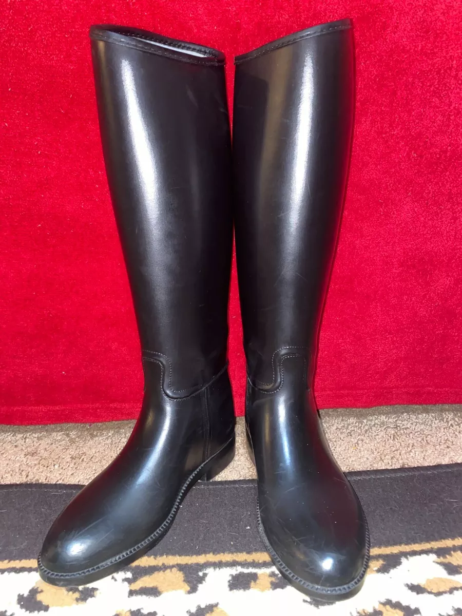 Pvc riding deals boots