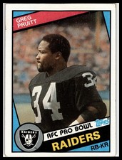 1984 Topps #115 Greg Pruitt