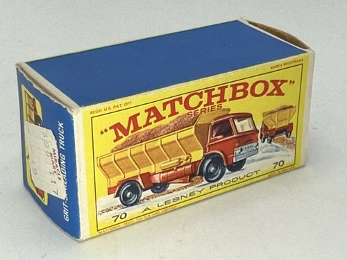 Matchbox Lesney #70 Grit-Spreading Truck BOX ONLY - NO VEHICLE Free Shipping
