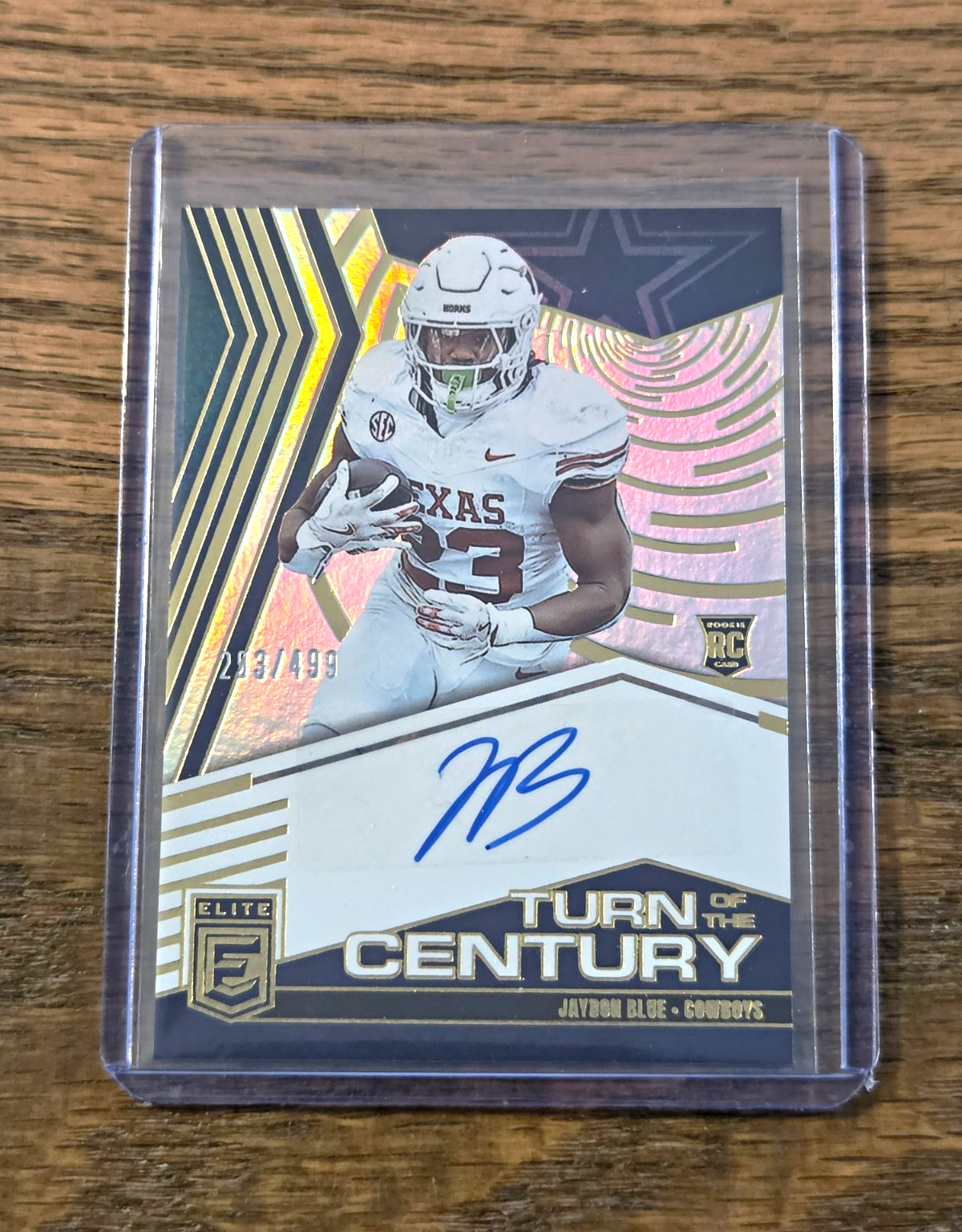 Panini Donruss Elite 2025 Jaydon Blue Turn of Century Auto RC TOC-JBL /499