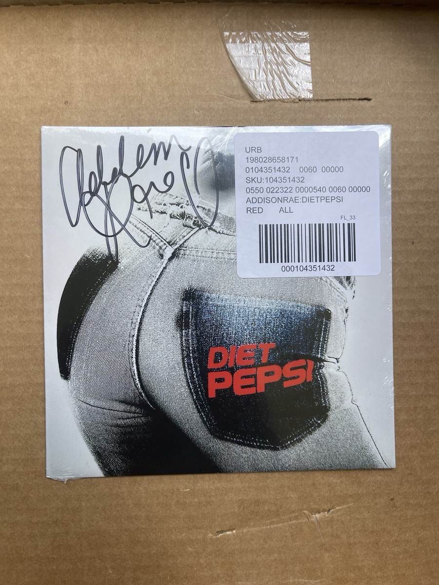 Addison Rae Diet Pepsi 7” VINYL Limited Edition Autographed | eBay