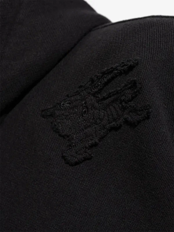 Sweat à Capuche Zippe Noir Burberry Taille M - Photo 4/4