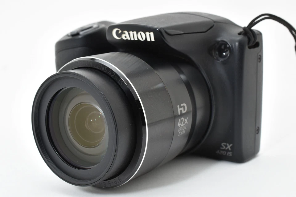 [MINT] Canon PowerShot SX420 IS Black 20.0 MP Digital Camera From JAPAN - Image 2 of 4