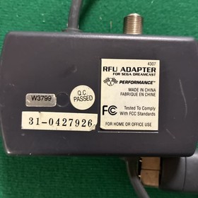 RFU Adapter For Sega Dreamcast: Pre Owned