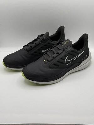 Nike Air Winflo Shield Men s Size 10.5 DM 1106 001 Black White Volt
