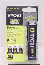 Ryobi FNB01 USB Lithium 3.0 Ah Lithium-ion Re...