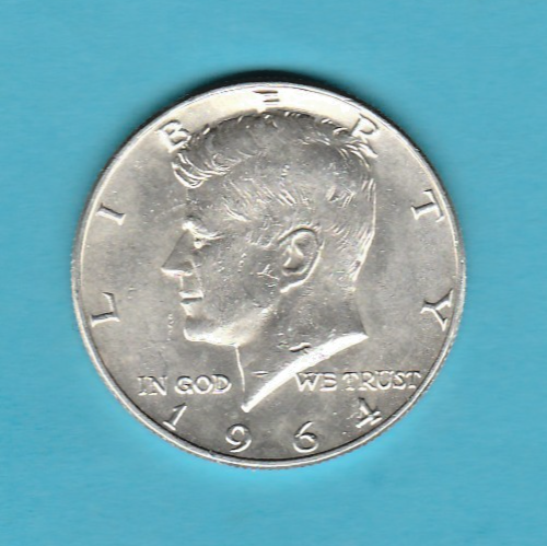 High-Grade 1964-D Kennedy Half Dollar 90% Silver km 202 See Scans You Grade