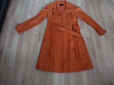 '' Vero Moda'' Damen Ledermantel/Trenchcoat, Größe XL, Orange