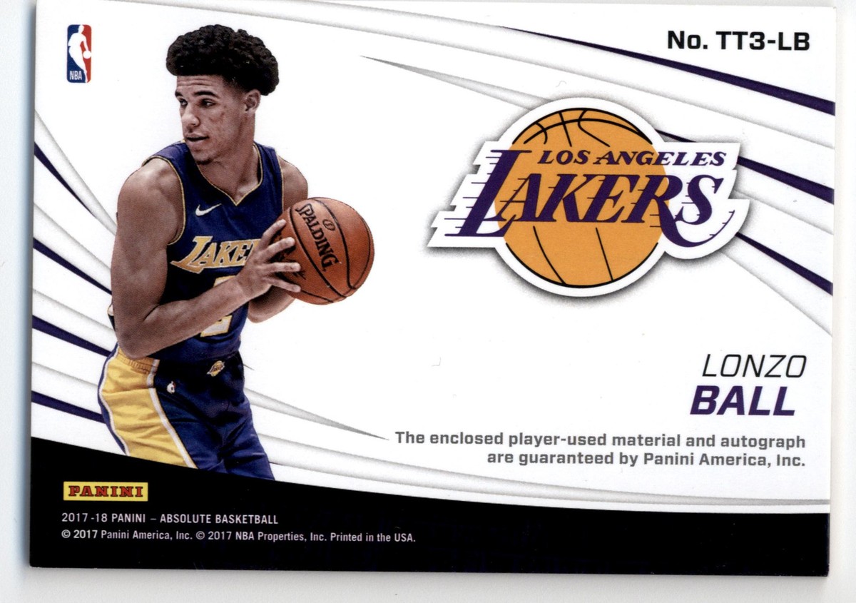 2017-18 Absolute Tools of the Trade Orange #2 Lonzo Ball Rookie