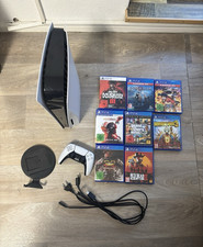 PlayStation 5 Disc Edition Bundle inkl. Controller, Standfuß & 8 Spielen