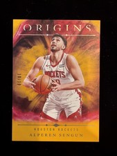 2024-25 Origins Alperen Sengun 10/10 Gold Variation SSP Houston Rockets #19