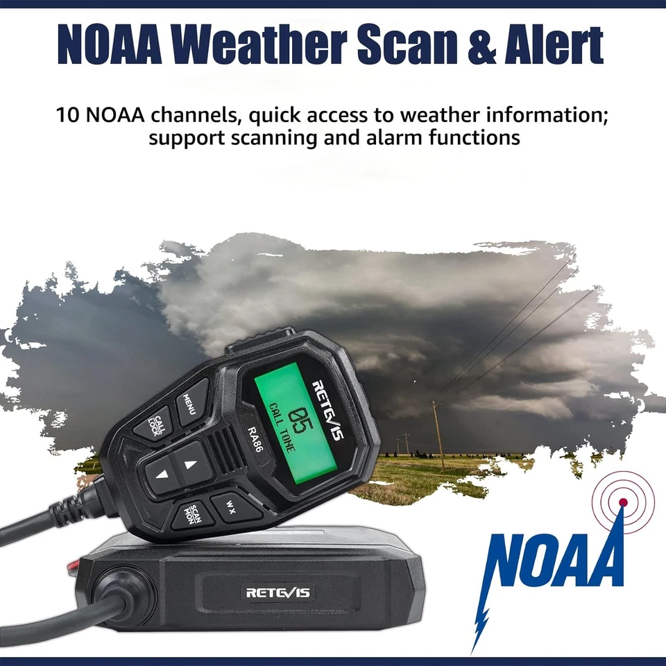 Retevis RA86 GMRS Transceptores Radio Móvil Coche Radio Estación Repetidor Chennels Foto 4 de 4