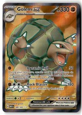 Golem ex 189/165 Ultra Rare 151 Pokemon Holo Near Mint on eBay