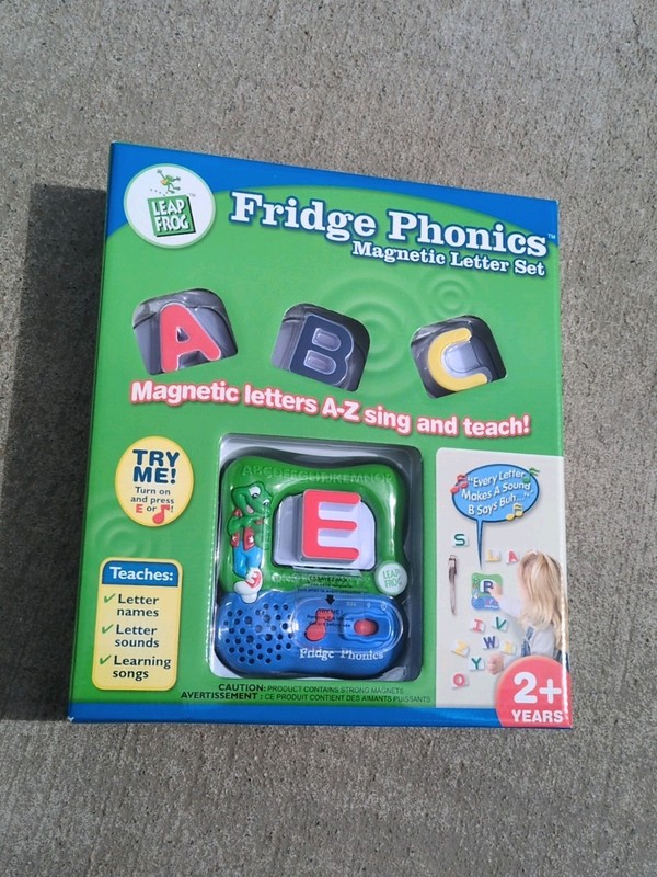 Leap Frog Fridge Phonics Magnetic Letter Set Song Sound ABC’s NEW! Learning 2003