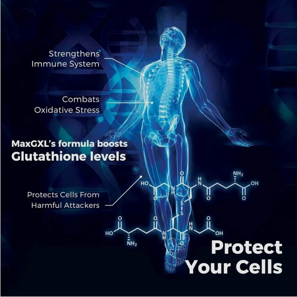 Max International Max GXL Unique NAC Formula 180 Vegetable Capsules, 60 Servings - Image 4 of 4