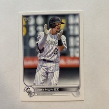 2022 Topps Series 1 Base #193 Dom Nunez - Colorado Rockies T4