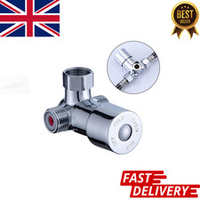 3 Way Hot Cold Water Mixing Valve Thermostatic Mixer Temperature Control Zinc Al
