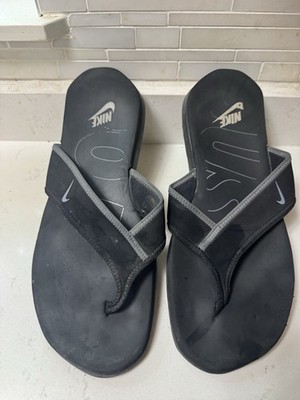 Nike - Mens Celso B28 Thong Flip Flop Sz 12-13 Black Beach Casual 307812-004