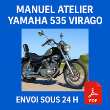 Manuel Atelier Yamaha 535 Virago 1980-1990 Revue Technique Moto RMT CD PDF