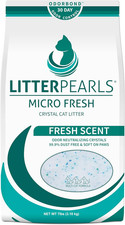 Micro Fresh Scented Non-Clumping Crystal Cat Litter with Odorbond, 7 Lb