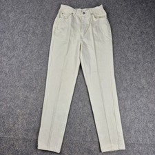 Vintage Jordache Jeans Womens 6 26x29 White Mom Made In USA High Rise 80s 90s