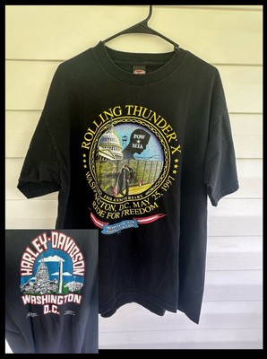 VTG Harley-Davidson 1990 s Washington DC Rolling Thunder Shirt Size XL
