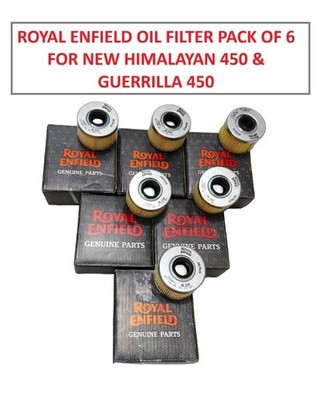 ROYAL ENFIELD ÖLFILTER 6ER PACK PASSEND FÜR NEW HIMALAYAN 450 & GUERRILLA 450