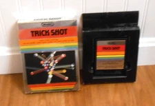 IMAGIC "TRICK SHOT" 1982 - FOR ATARI & SEARS VIDEO ARCADE - BOX - GAME - NO MAN