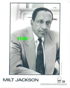 Press Photo & Release: MILT JACKSON 8x10 B&W 1994