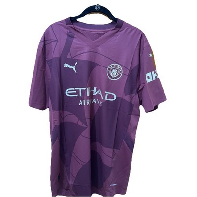 NWT Puma Manchester City 24/25 Authentic Third Burgundy Jersey