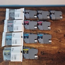 Genuine Brother LC3013 XL - BLK/M/C/Y OEM Ink Cartridges - New  Used