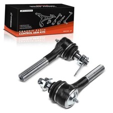 2 x Front Inner Outer Tie Rod Ends, Compatible with Dodge  for Dodge Ram