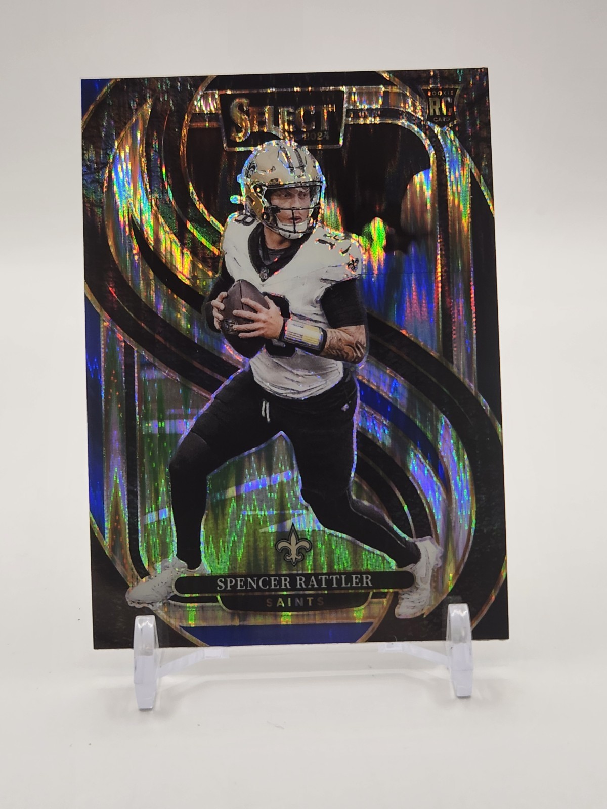 2024 Panini Select - Premier Level Spencer Rattler #130 Silver Prizm (RC)