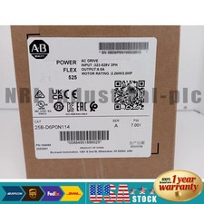 New Factory Sealed Allen-Bradley 25B-D6P0N114 PowerFlex 525 AC Drive US Free Tax