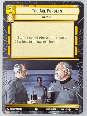 Star Wars Unlimited - The Axe Forgets Hyperspace 510
