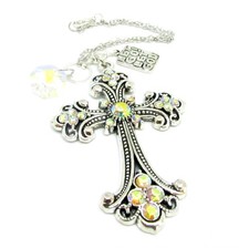 Cross Car Rearview Mirror Charm - Hanging Crucifix Car Decor