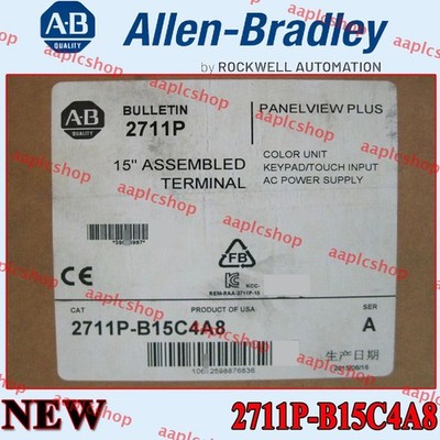 2711P-B15C4A8 PanelView Plus Terminal Brand New Factory Sealed NEW PLC AB