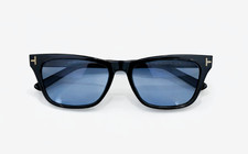 Occhiali da sole Tom Ford Penn TF1362 nero/blu 53-16-145 mm con custodia nuovi