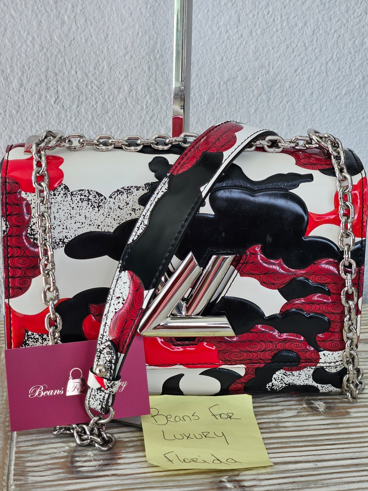 Louis Vuitton Twist MM Patchwork Waves Cruise Col… - image 13