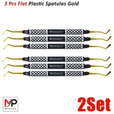 Spatulas Composite Filling Flat Plastic Kit   Dental Instruments for Restoration
