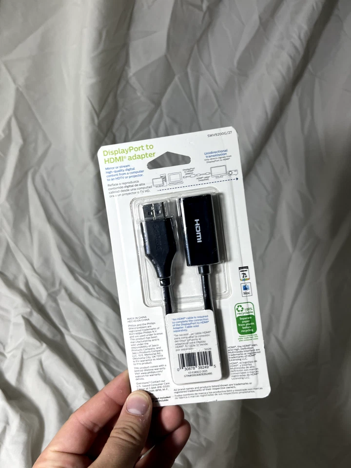 DisplayPort to HDMI Adapter Philips - Black - Image 2 of 3