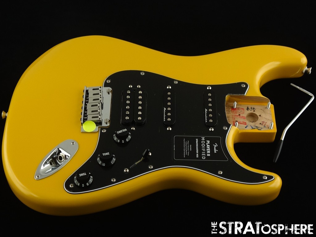 Fender Player II Modified Strat HSS LOADED BODY Sunshine Yellow