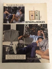 1990 Benson And Hedges Cigarettes Print Ad Vintage Advert  pa10